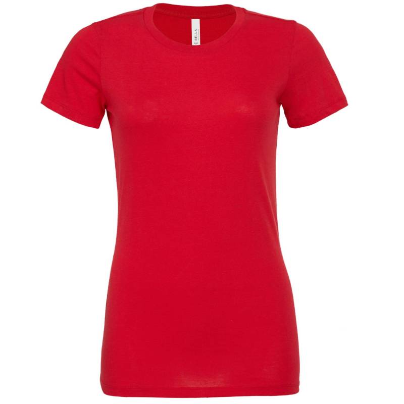 Bella + Canvas - TShirt Jersey Kurzarm, für Damen, Rot Bunt, Größe S von Bella + Canvas