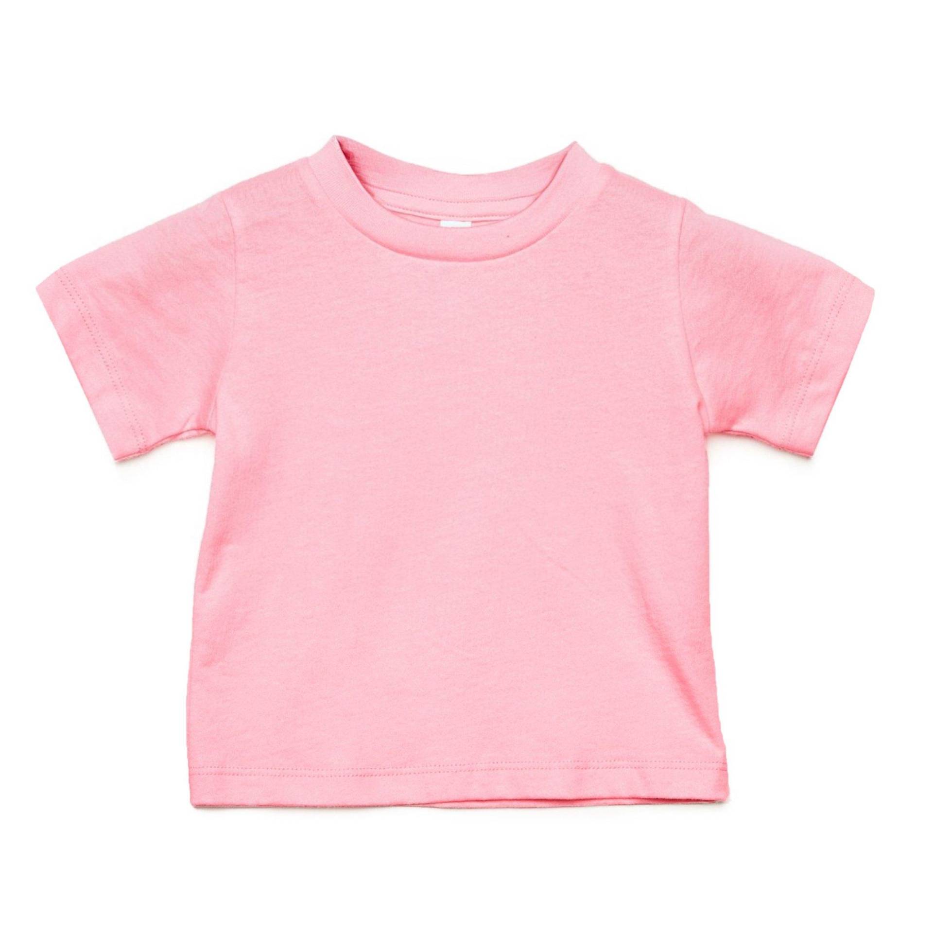 Tshirt Mädchen Pink 92 von Bella + Canvas