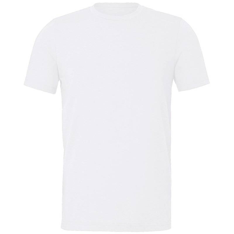 Tshirt Wildlederhaptik Damen Weiss L von Bella + Canvas