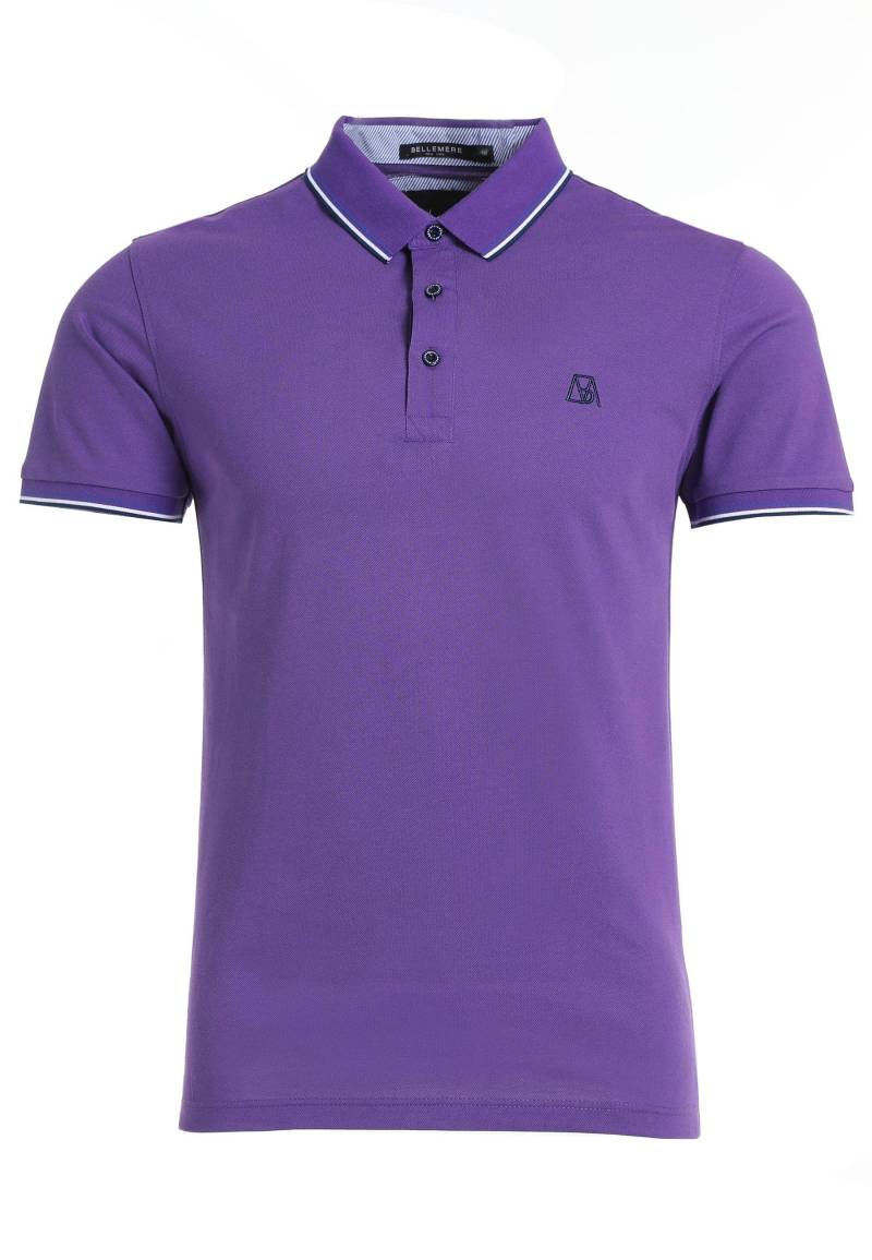 Herren-poloshirt Aus Seide Und Baumwolle Herren Lila L von Bellemere New York