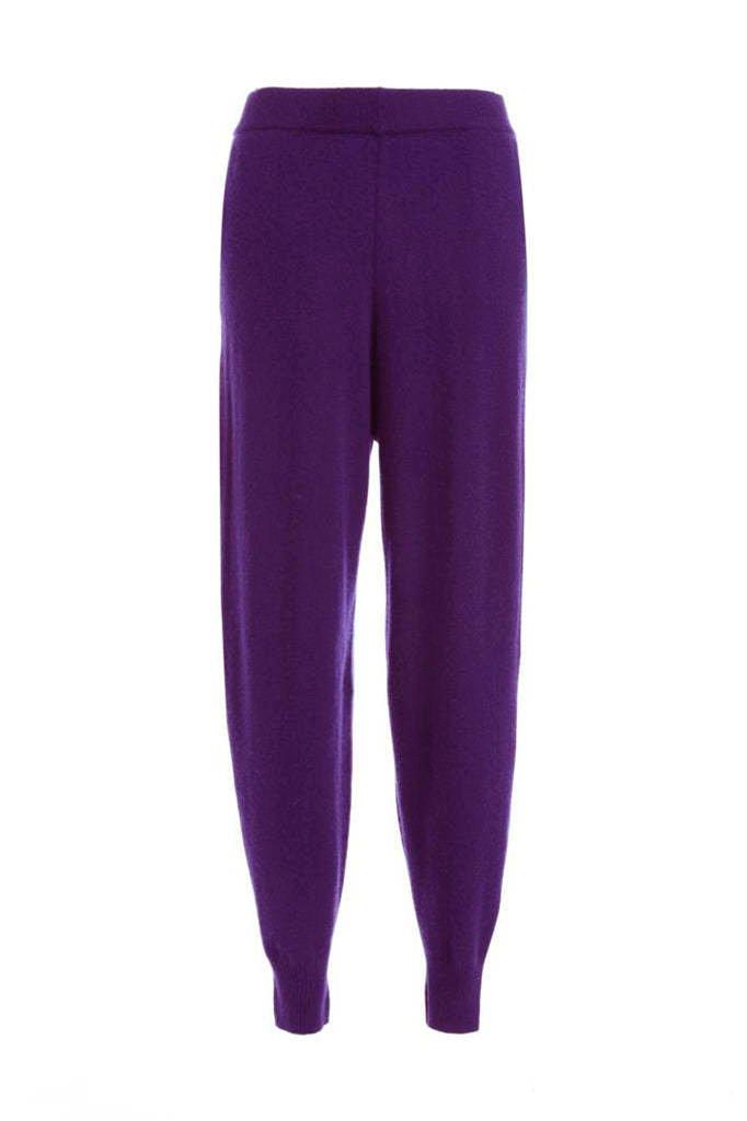 Jogginghose Aus Merino-baumwolle Damen Lila M von Bellemere New York