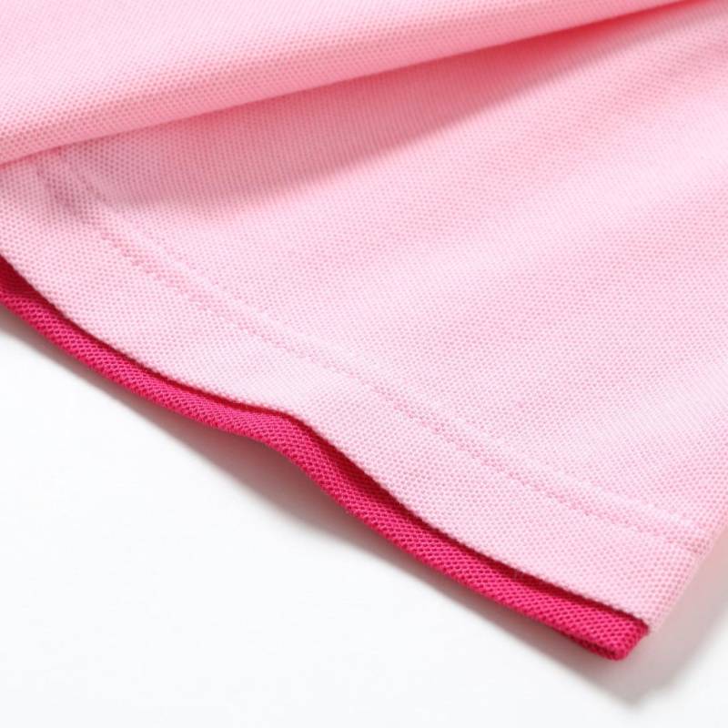 Lässiges Baumwollpolo Herren Pink L von Bellemere New York