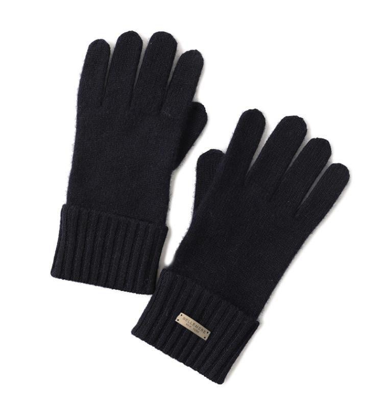 Unisex Kaschmir-handschuhe Damen Schwarz ONE SIZE von Bellemere New York