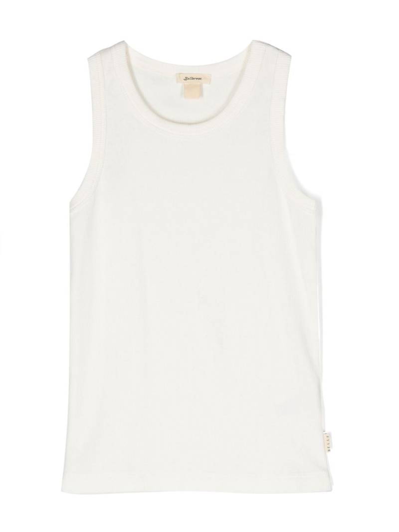 Bellerose Mami fine ribbed tank top - White von Bellerose