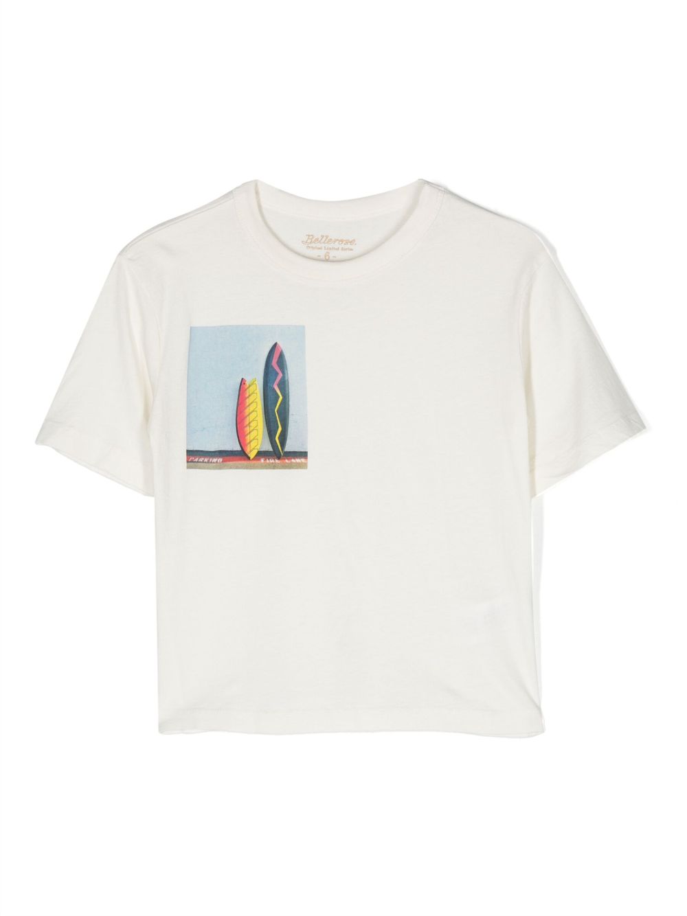 Bellerose Milow surf-inspired print T-shirt - Neutrals von Bellerose