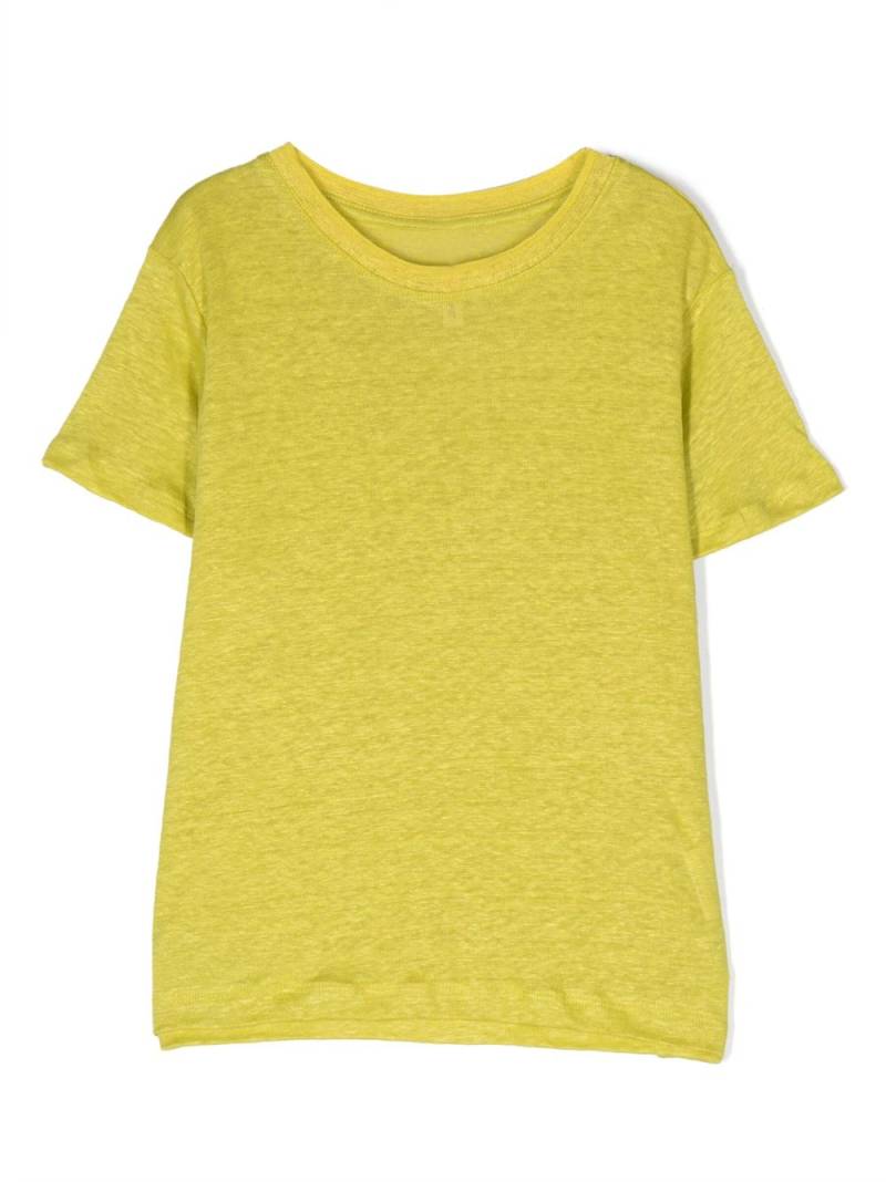 Bellerose Mio linen mélange T-shirt - Yellow von Bellerose