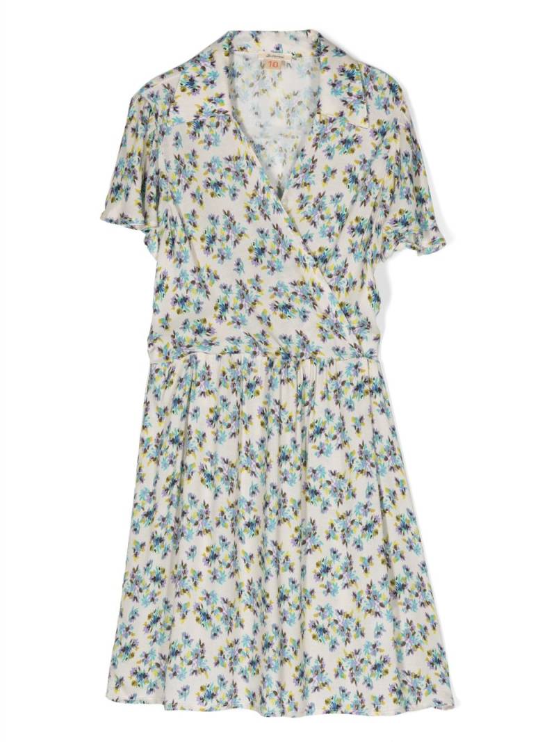 Bellerose Peppa watercolour floral-print dress - White von Bellerose