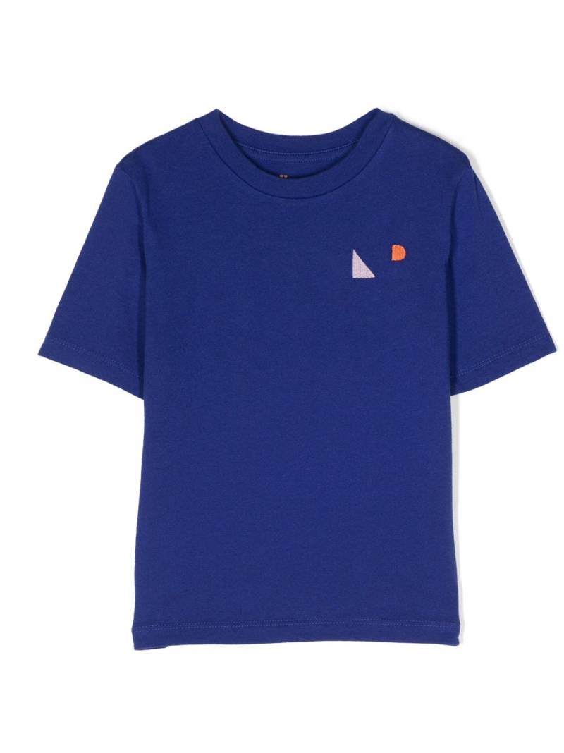 Bellerose logo-print organic-cotton T-shirt - Blue von Bellerose