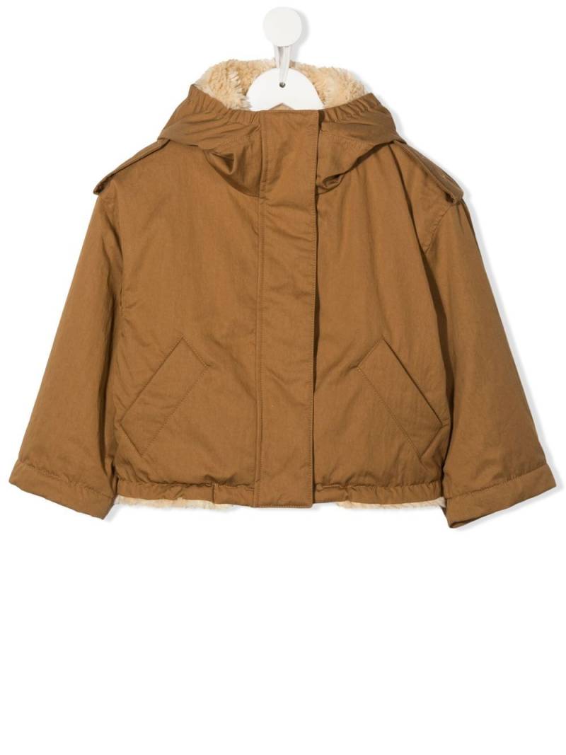 Bellerose zip-up hooded jacket - Brown von Bellerose