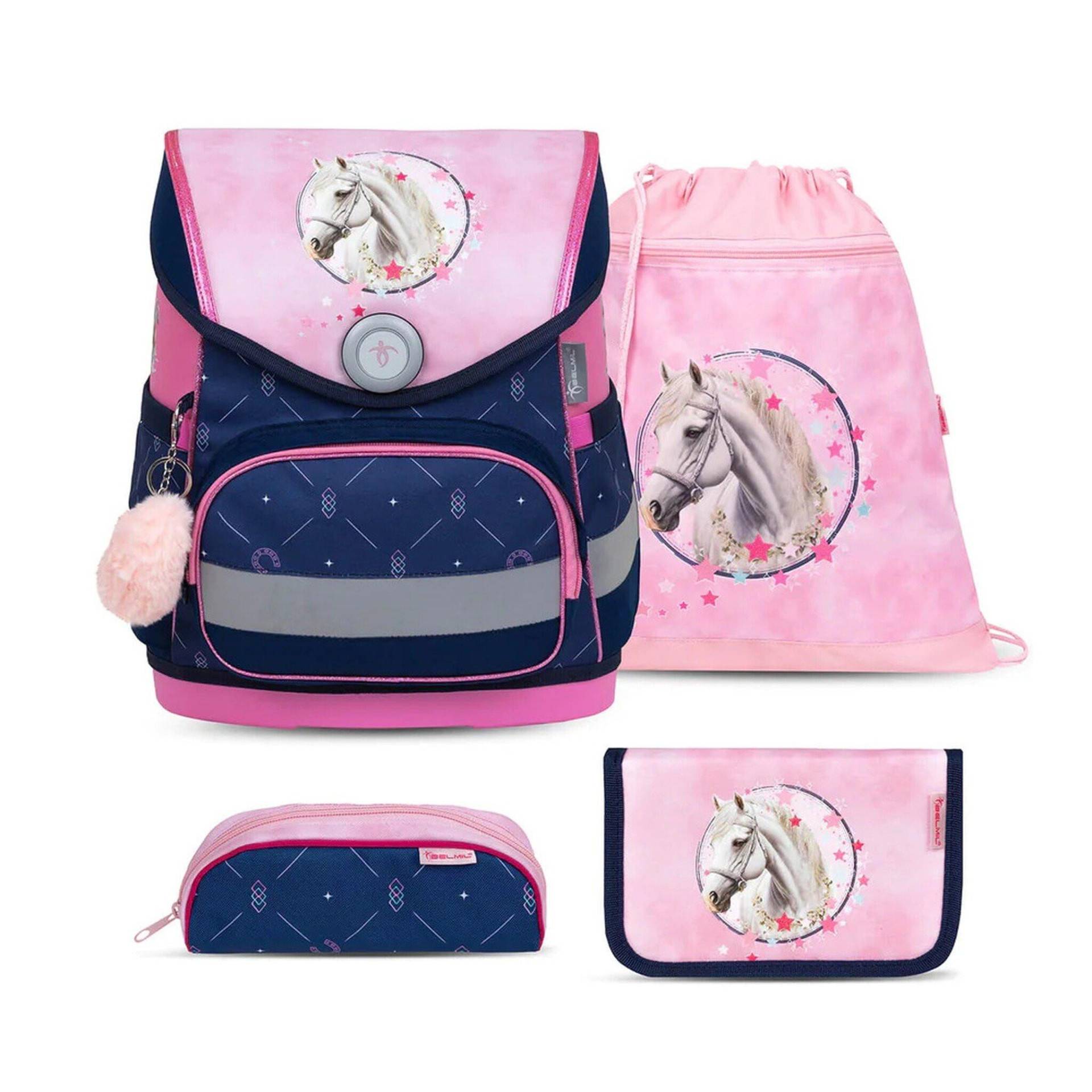 Compact Schulrucksack-set Amazing Horses Mädchen Multicolor ONE SIZE von Belmil