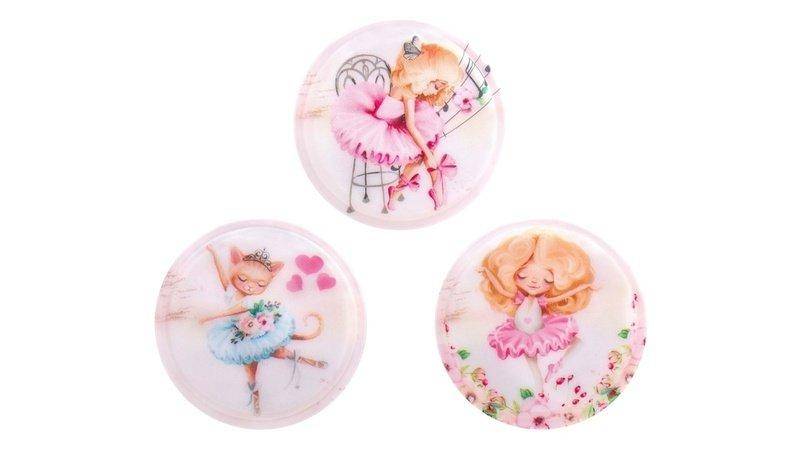 Belmil - Patch Set "Ballet" für Schulrucksack, One Size, Multicolor von Belmil