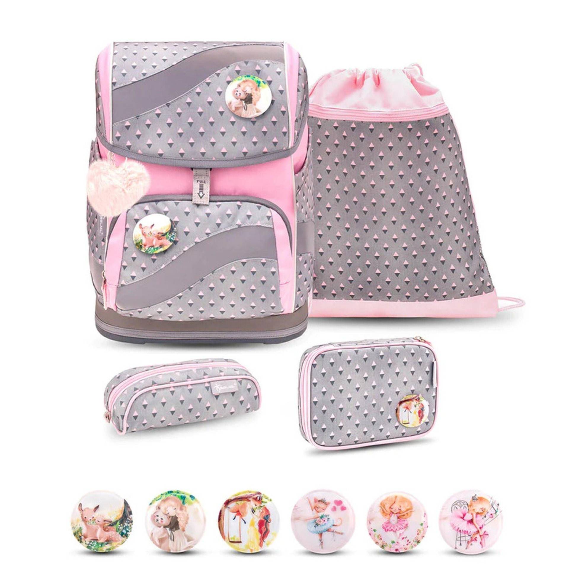 Smarty Schulrucksack 5-teiliges-set Favourite Pet 2 Mädchen Multicolor ONE SIZE von Belmil