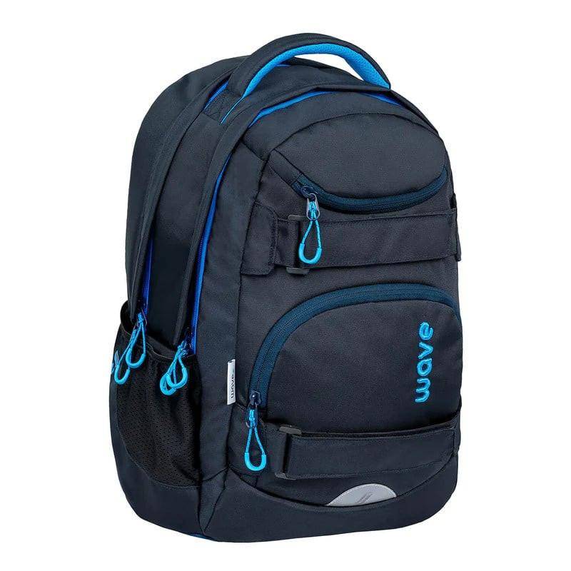 Wave Infinity Move Schulrucksack Hazy Blue Jungen Schwarz ONE SIZE von Belmil