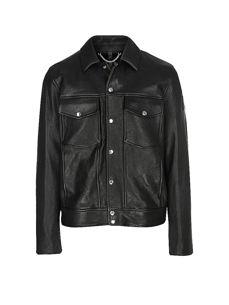 BELSTAFF Lederjacke PISTON schwarz | 52 von Belstaff