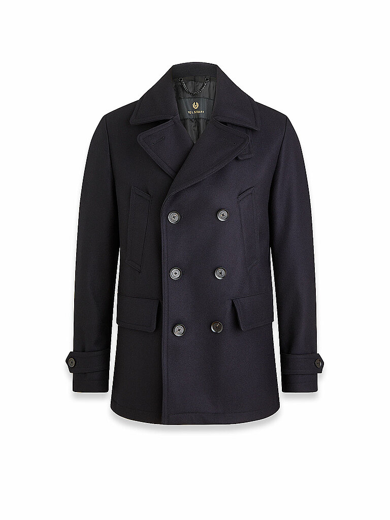 BELSTAFF Wolllmantel MILFORD PEA blau | 48 von Belstaff