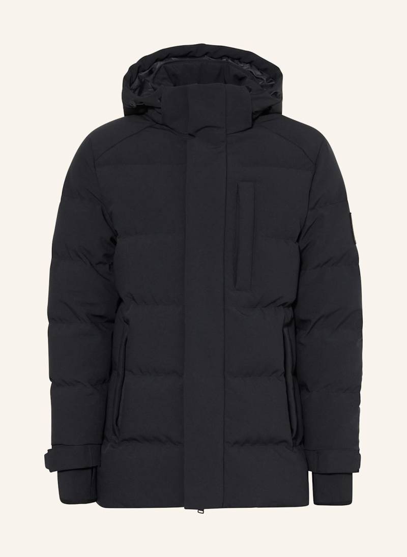 Belstaff Daunenjacke Pendulum Mit Abnehmbarer Kapuze schwarz von Belstaff