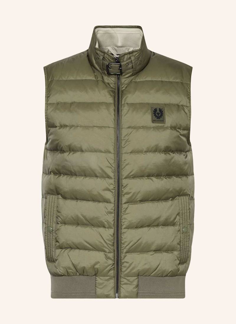 Belstaff Daunenweste Circuit gruen von Belstaff