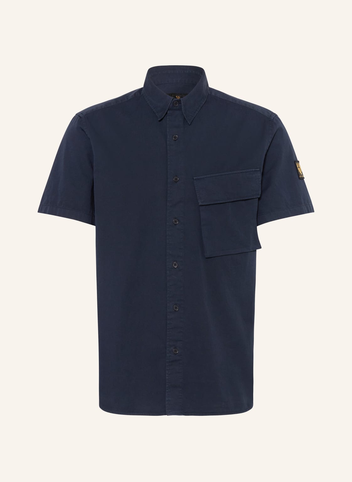 Belstaff Kurzarm-Hemd Regular Fit blau von Belstaff
