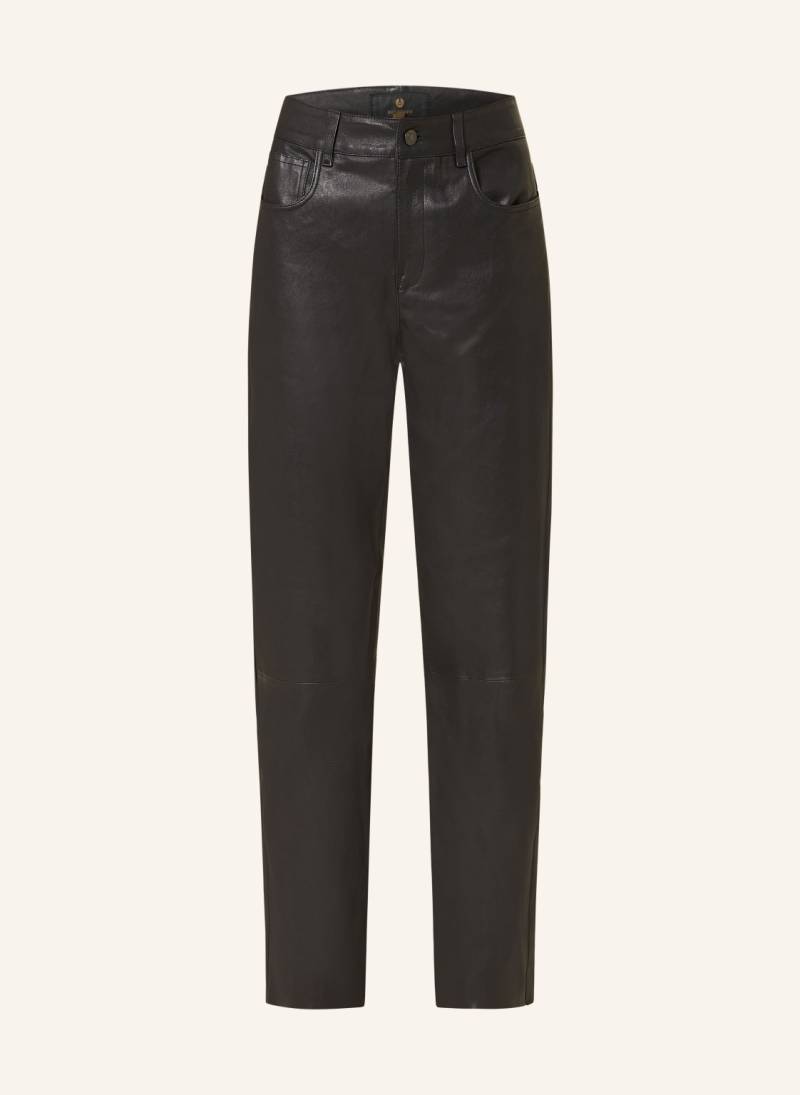 Belstaff Lederhose Scandium schwarz von Belstaff