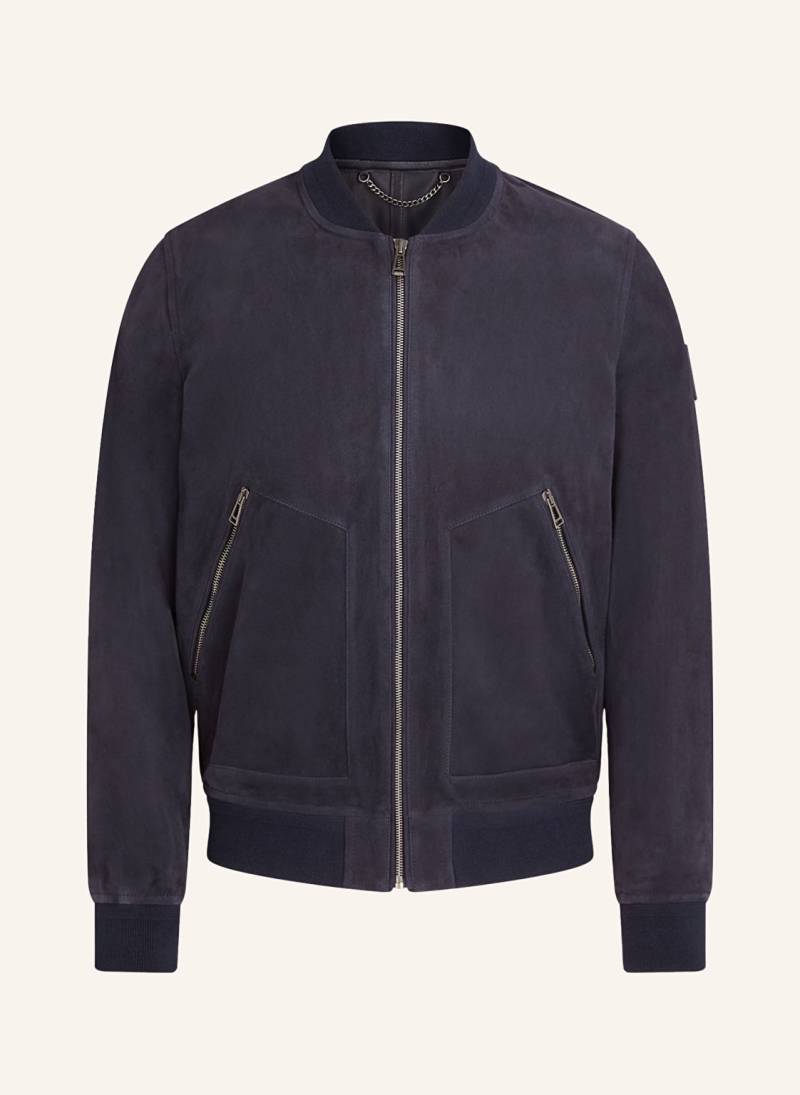 Belstaff Lederjacke Continental blau von Belstaff