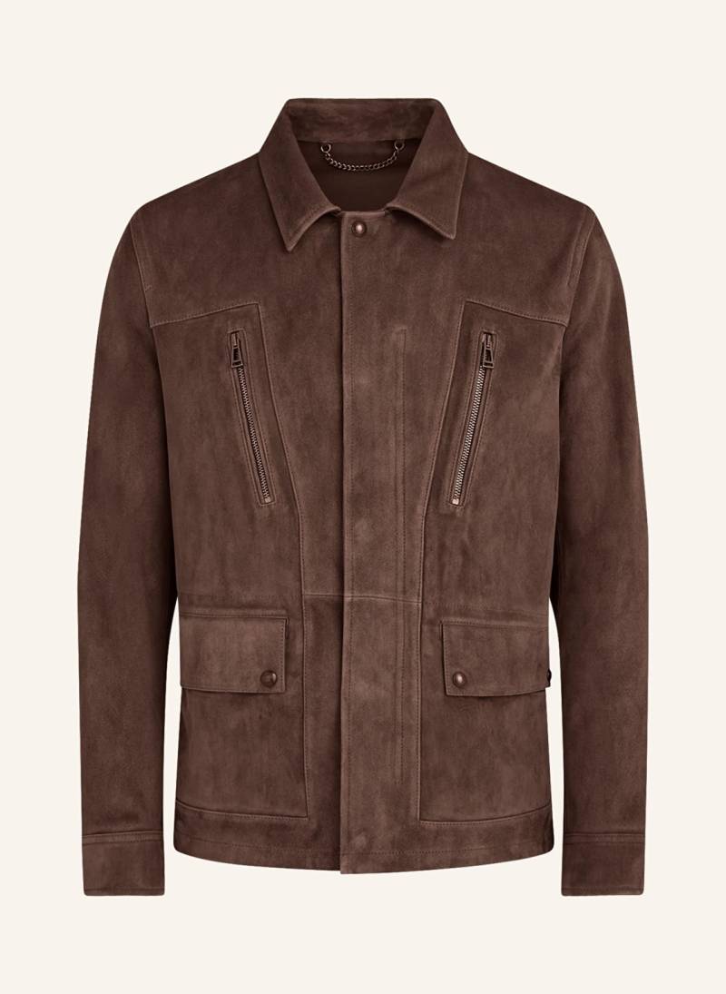 Belstaff Lederjacke Continental braun von Belstaff