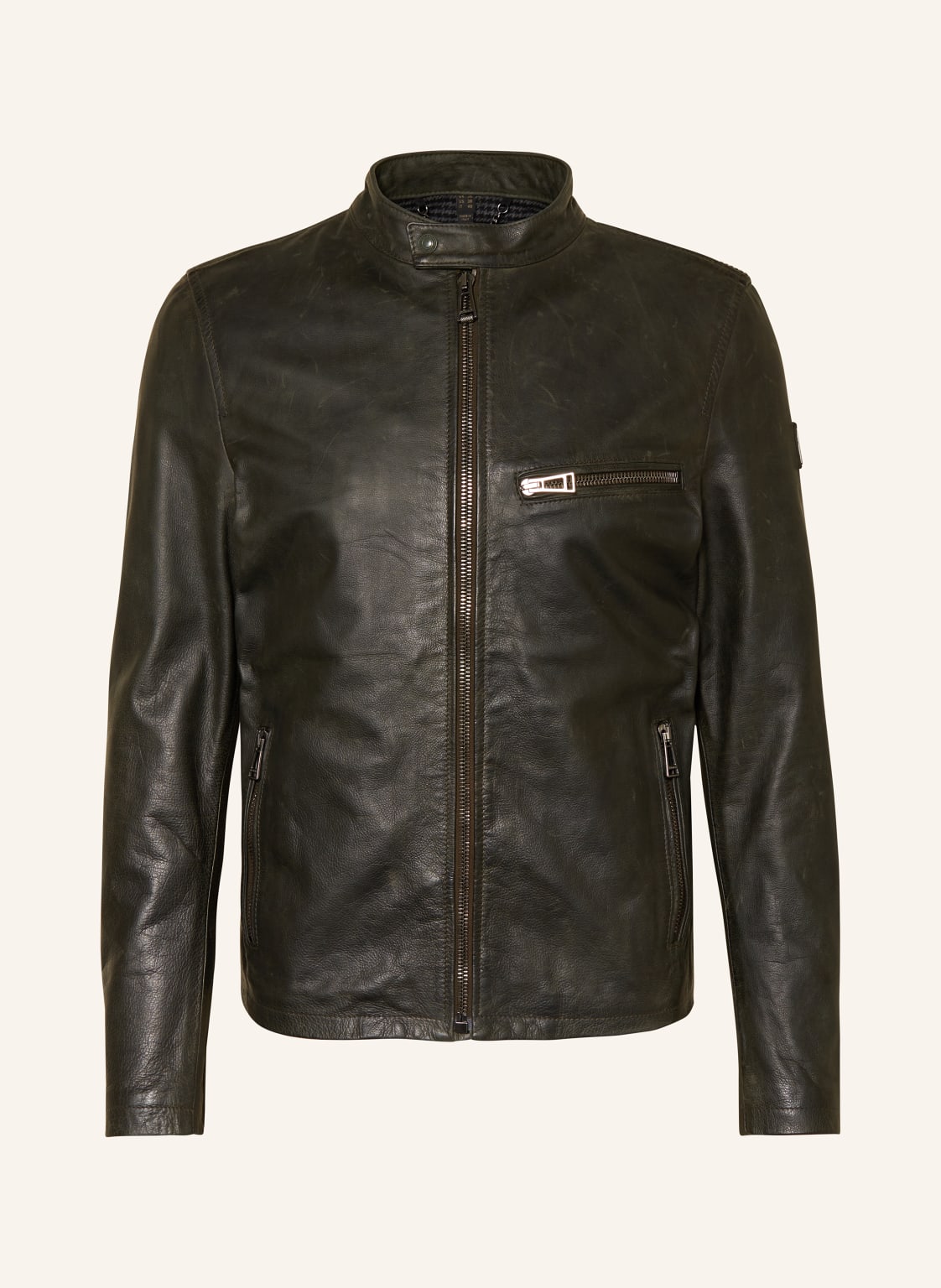 Belstaff Lederjacke Legacy Pearson gruen von Belstaff