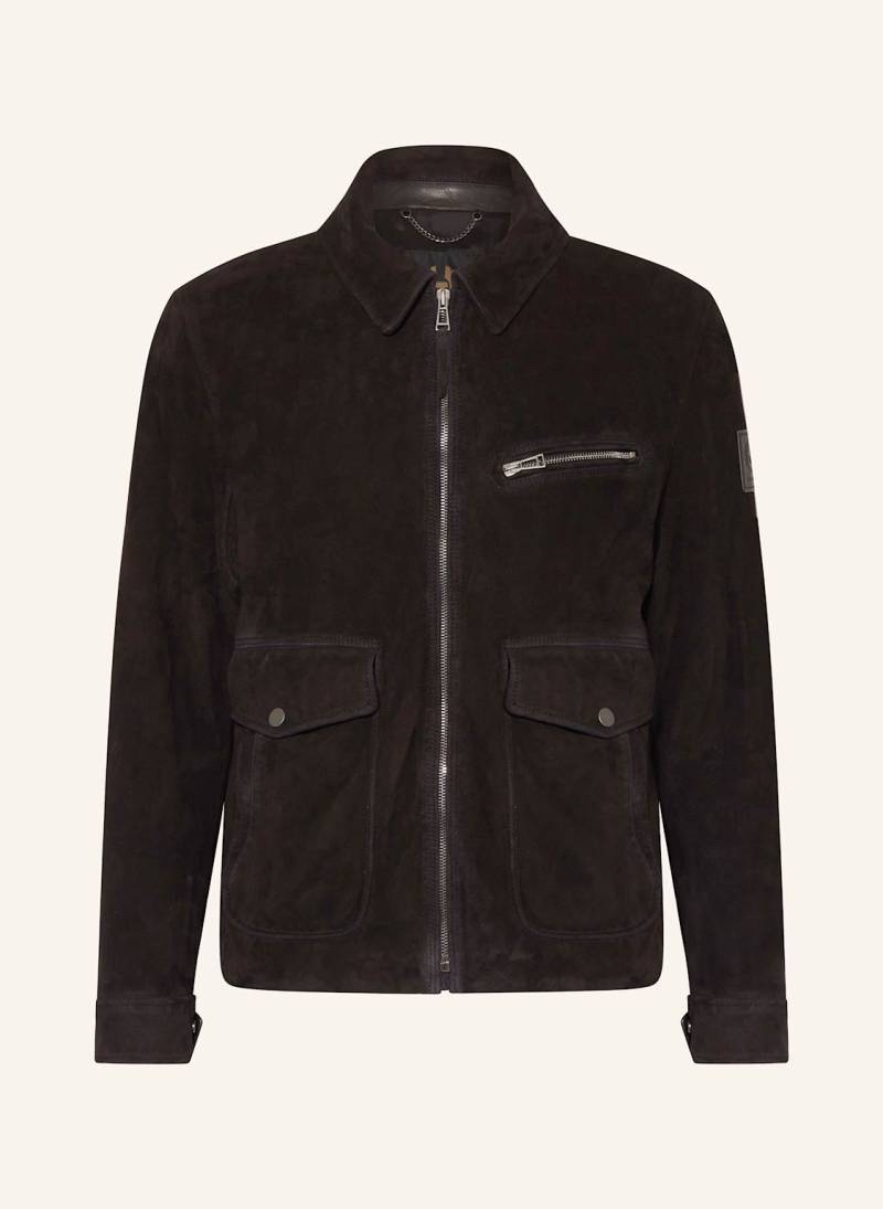 Belstaff Lederjacke Patterson schwarz von Belstaff