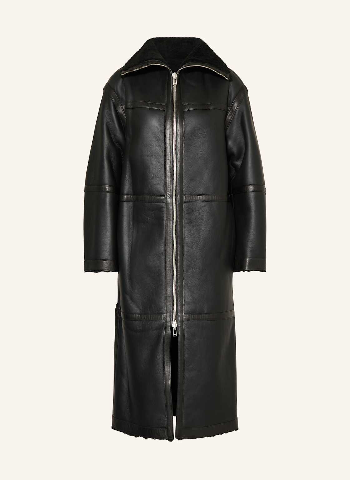 Belstaff Ledermantel Helix schwarz von Belstaff