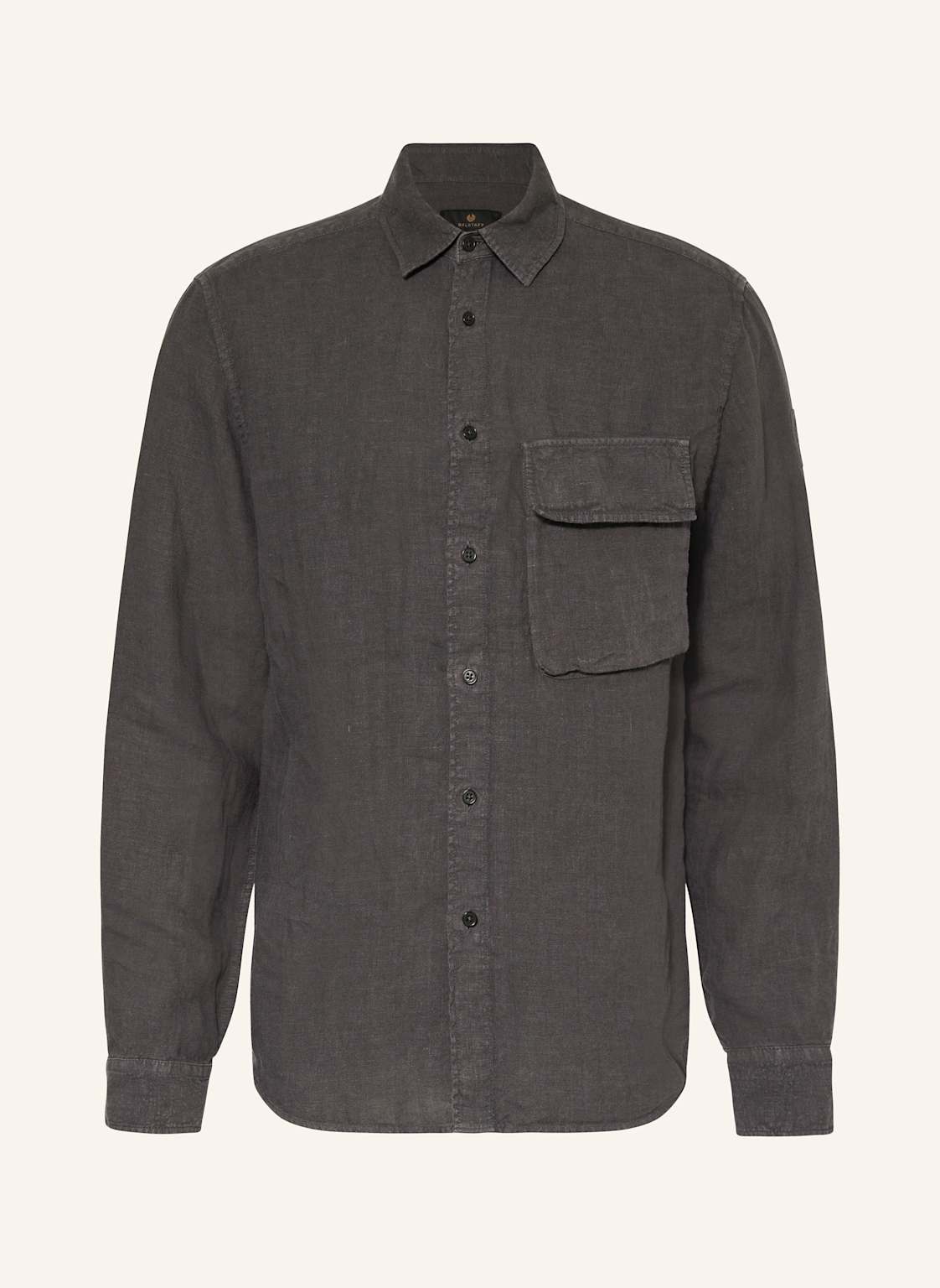Belstaff Leinenhemd Scale Comfort Fit schwarz Belstaff Leinenhemd Scale Comfort Fit schwarz von Belstaff