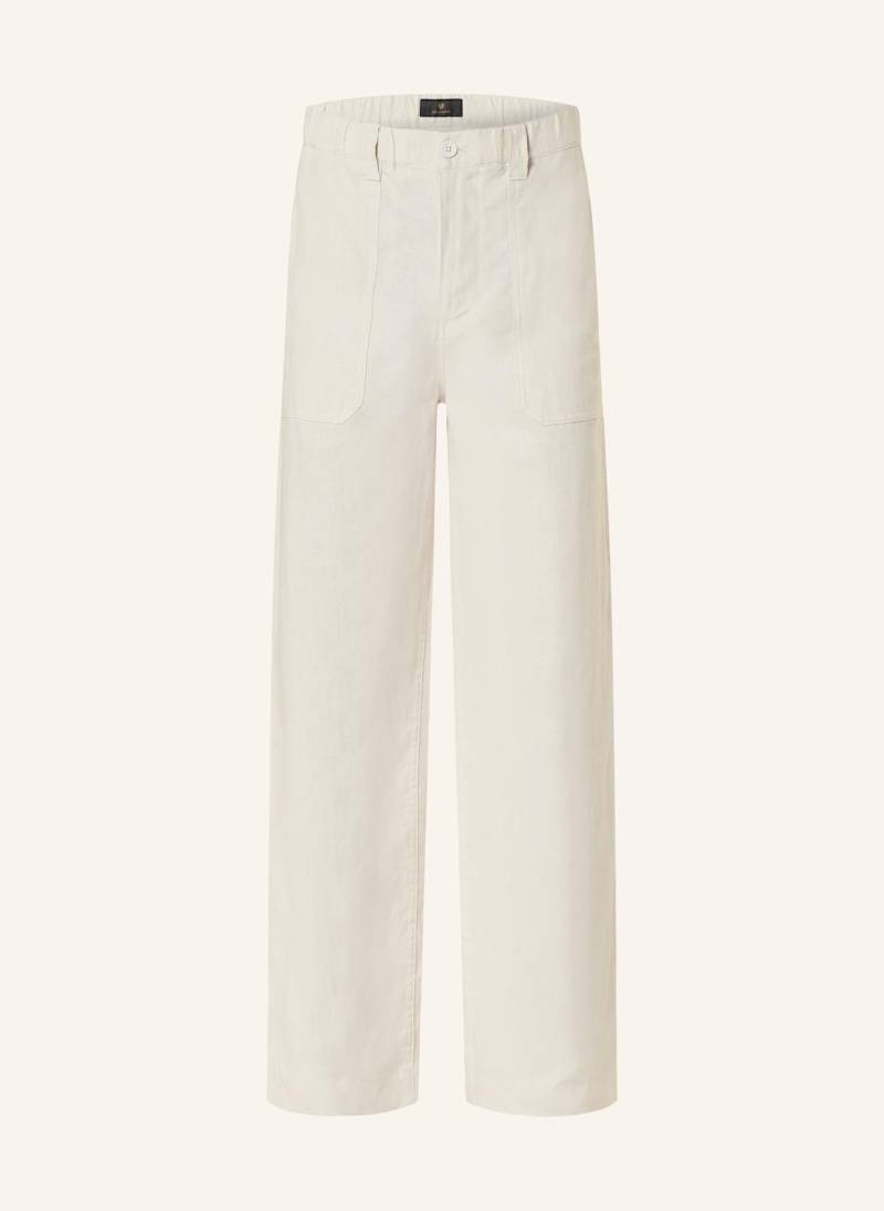 Belstaff Leinenhose Forge Regular Fit weiss von Belstaff