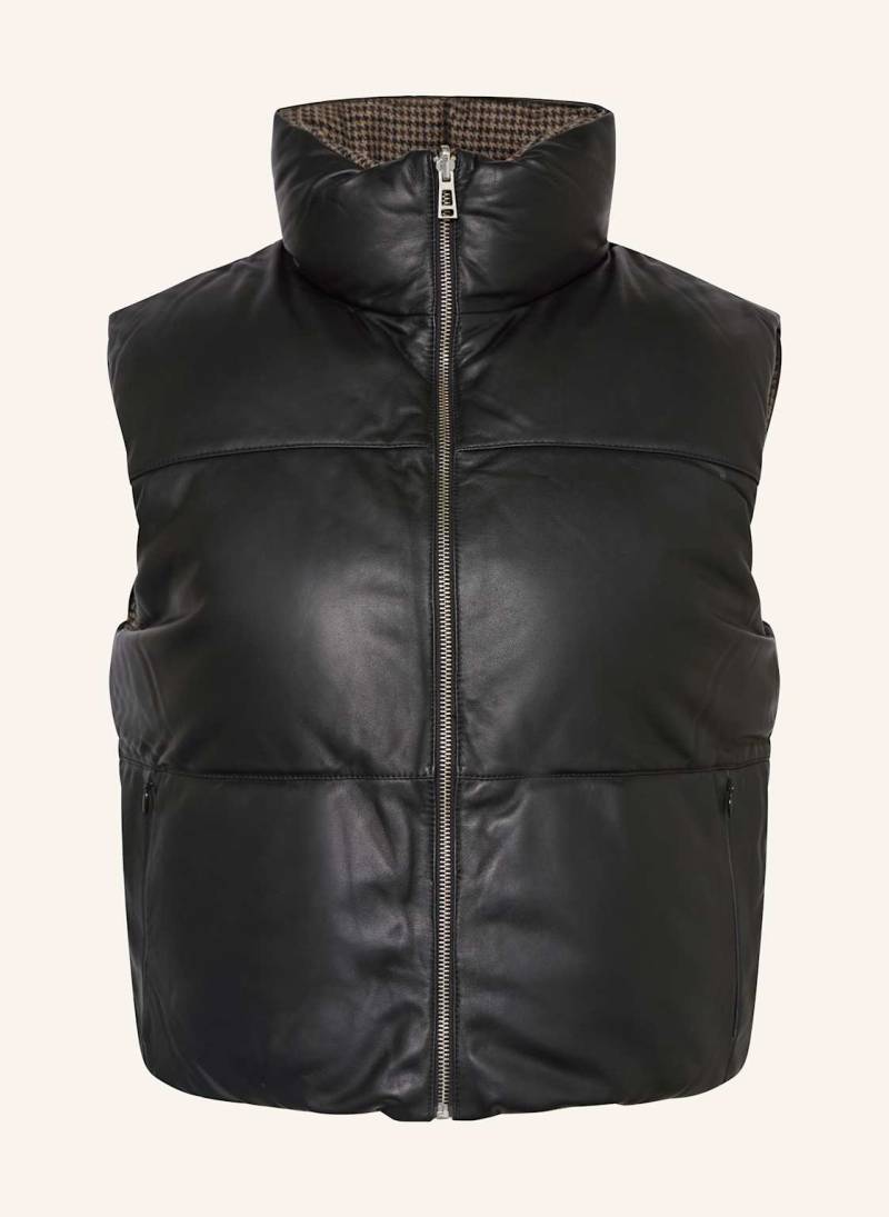 Belstaff Steppweste Rhodium Zum Wenden schwarz von Belstaff