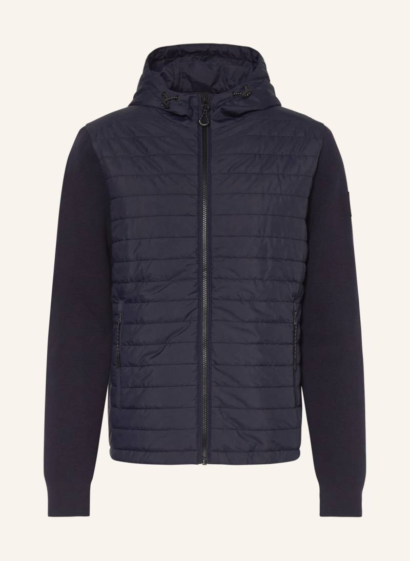 Belstaff Strickjacke Vert Im Materialmix blau von Belstaff