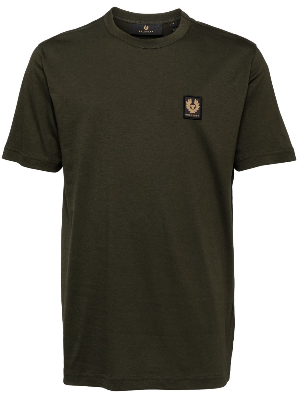 Belstaff logo-patch cotton T-shirt - Green von Belstaff