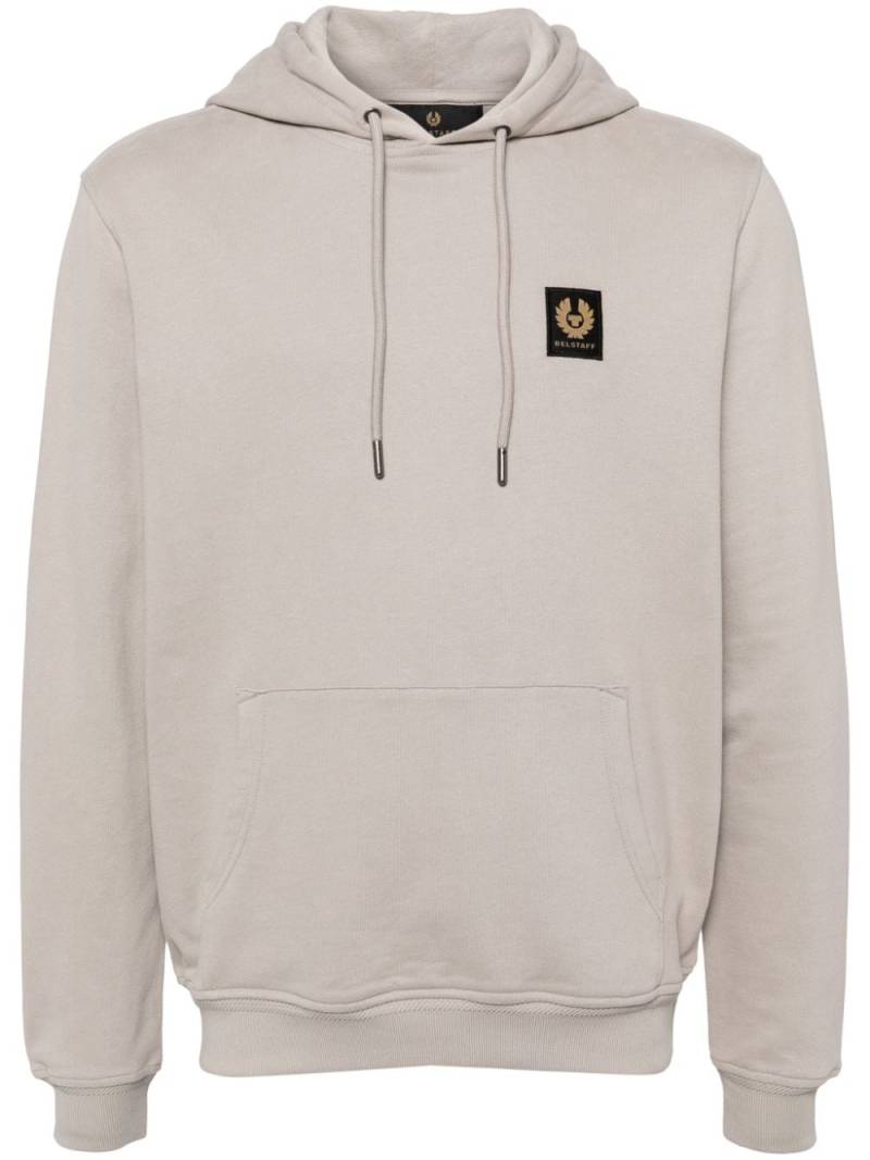 Belstaff logo-patched hoodie - Neutrals von Belstaff