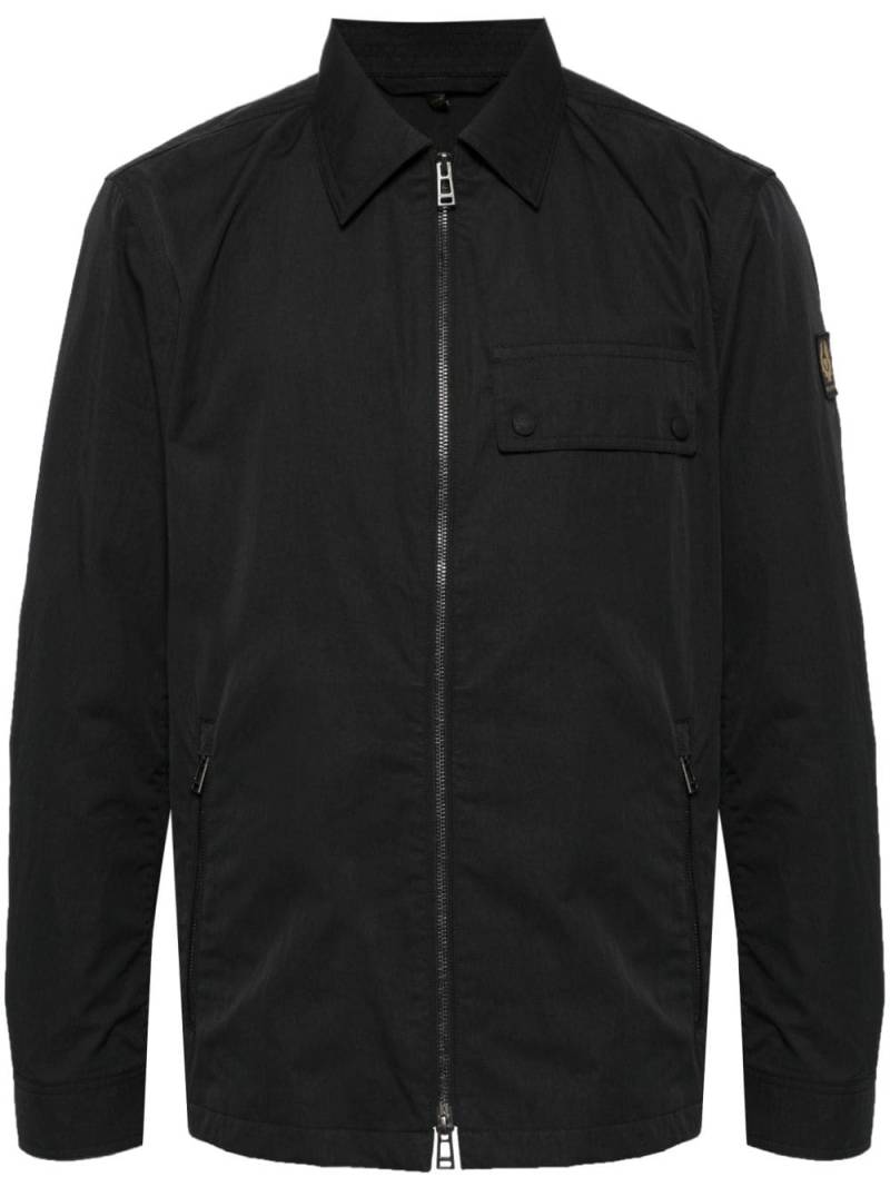 Belstaff logo-patched military jacket - Black von Belstaff