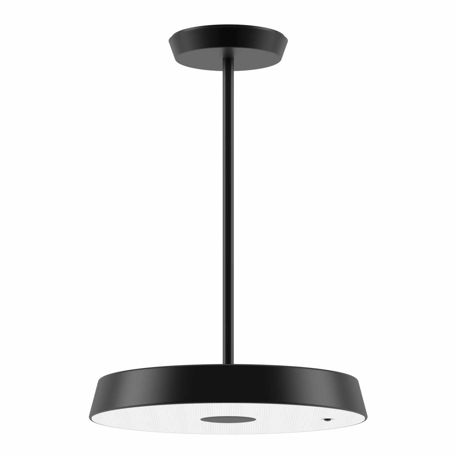 Koi-S LED Pendelleuchte, Farbe schwarz, Lichtfarbe 3000 k - warmweiss, Betriebsart dimmbar dali, bauseits, Länge 0,5 m von Belux