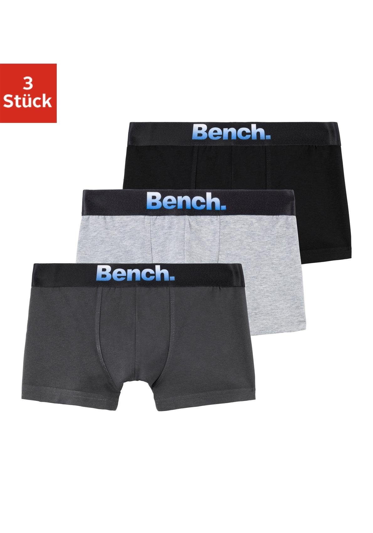 Bench. Boxer, (Packung, 3 St.), für Jungen mit Markenlogo vorn von Bench.