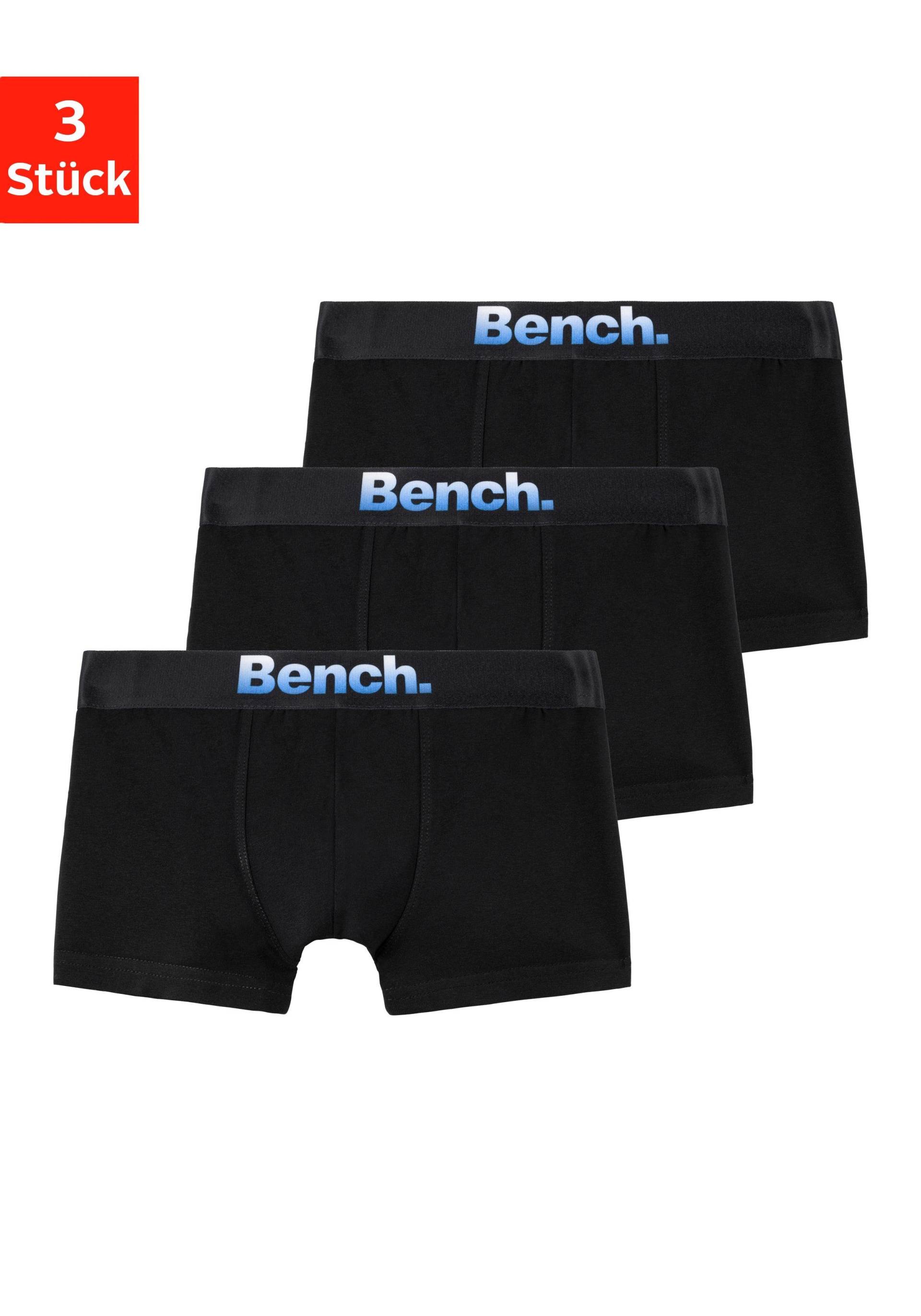 Bench. Boxer »Boxershorts für Jungen«, (Packung, 3 St.), mit modernem Markenlogo vorn von Bench.