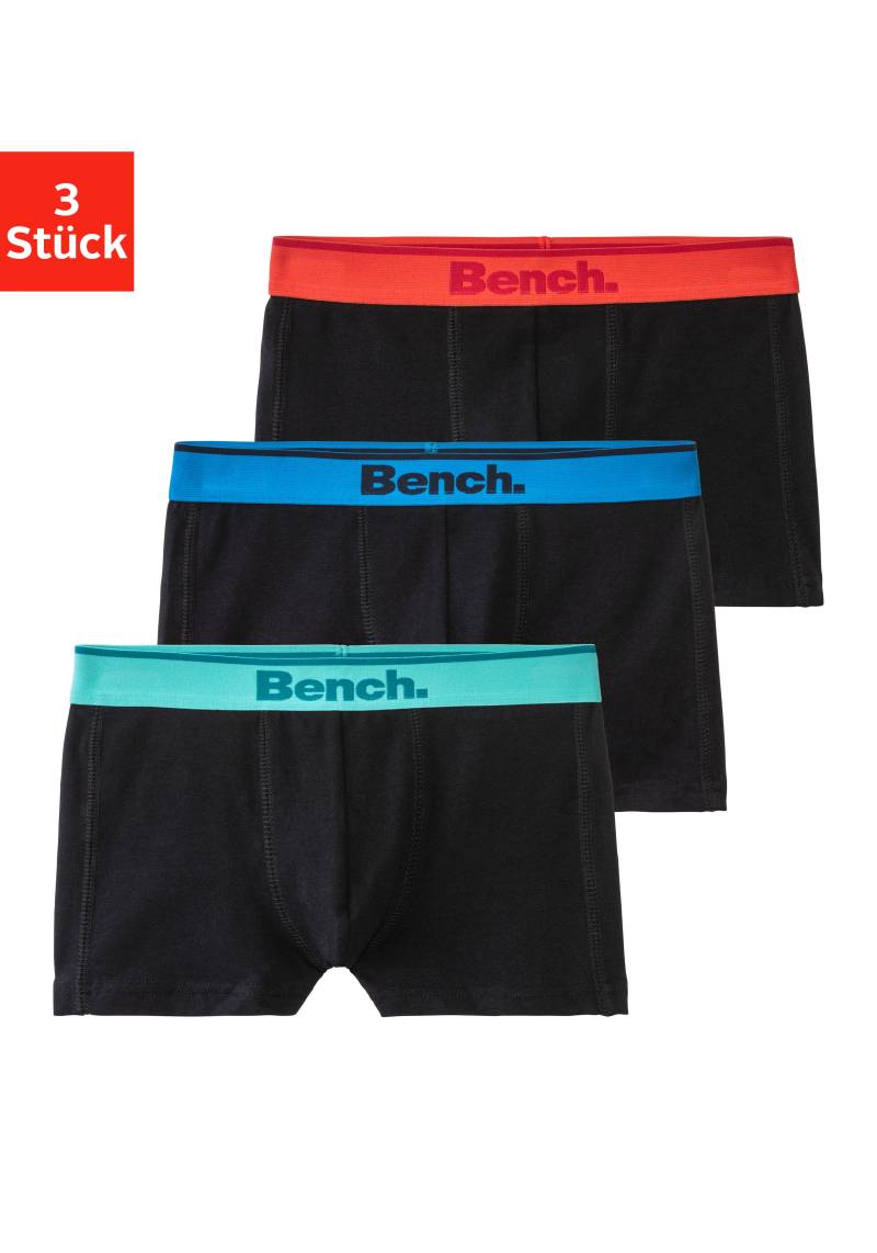 Bench. Boxer »Boxershorts für Herren«, (Packung, 3 St.), mit Ziernähten vorn von Bench.