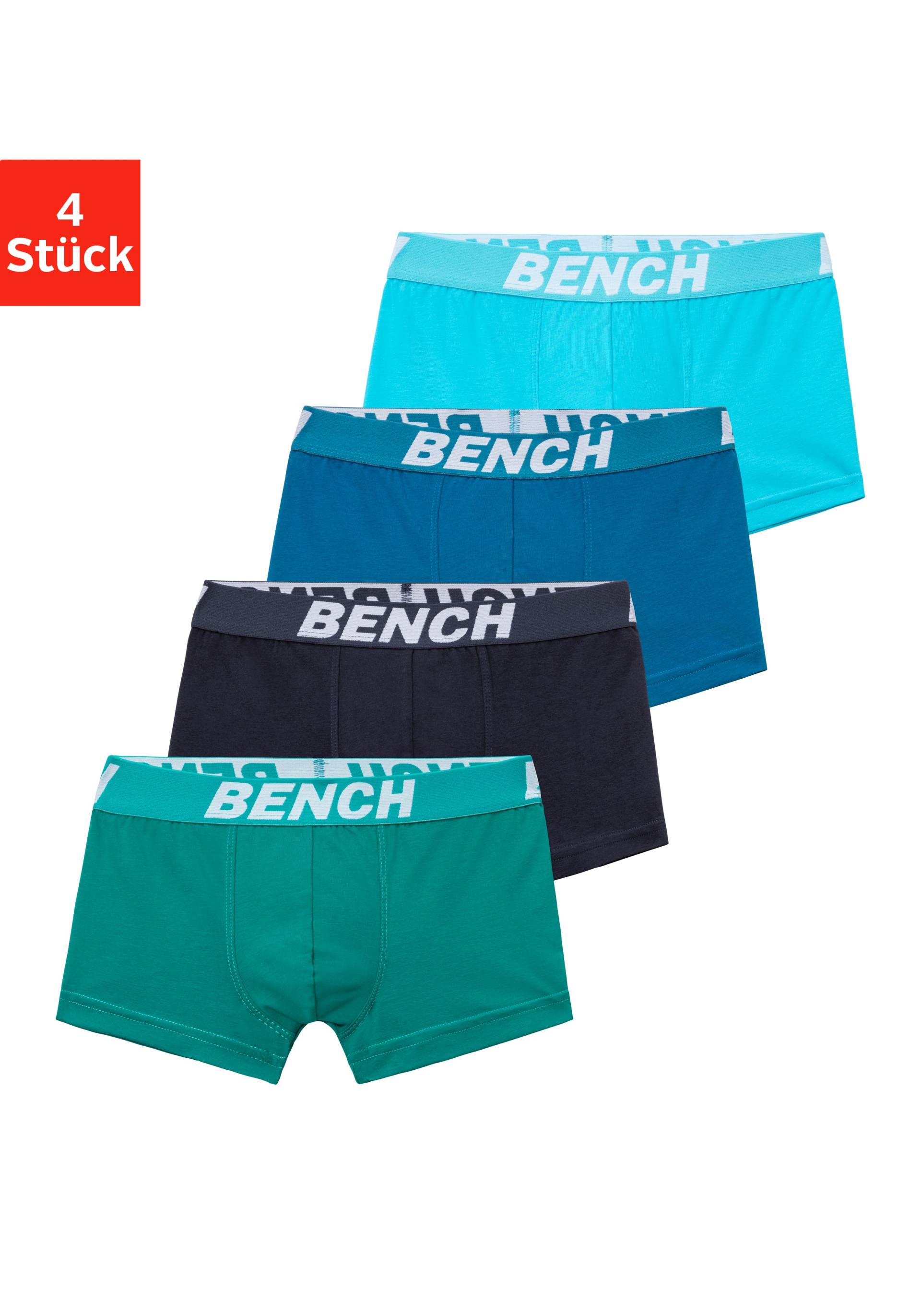 Bench. Boxer »Boxershorts für Jungen«, (Packung, 4 St.), mit Bench Schriftzug im Bund von Bench.