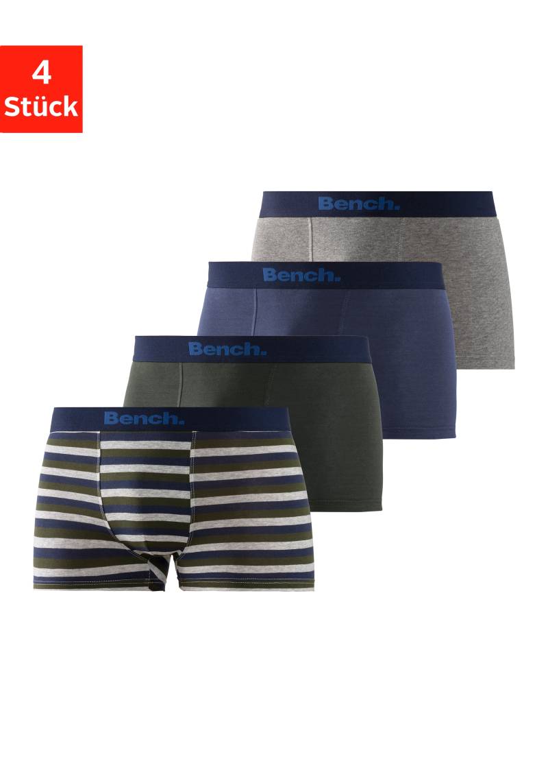 Bench. Boxer »Boxershorts für Herren«, (Packung, 4 St.), aus Baumwoll-Mix von Bench.