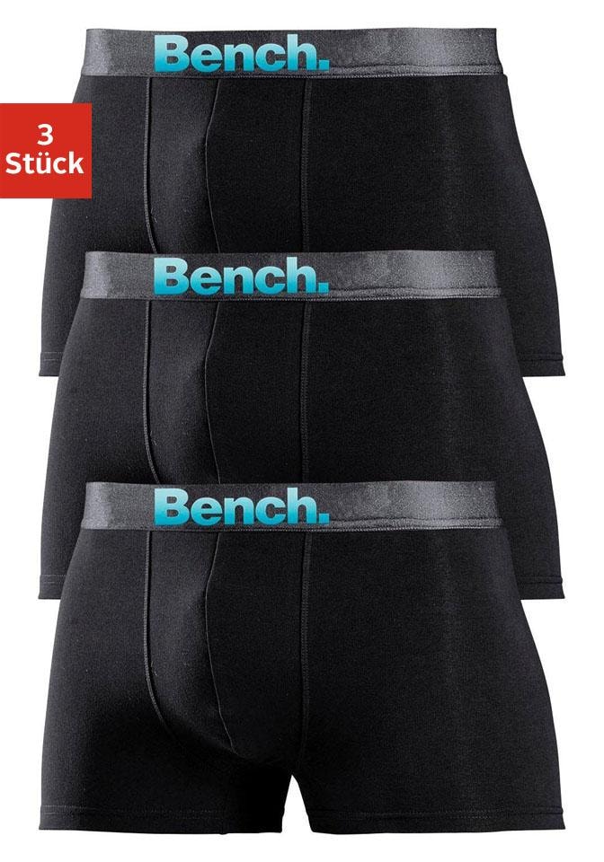 Bench. Boxer »Boxershorts für Herren«, (Packung, 3 St.), mit Logo Webbund von Bench.