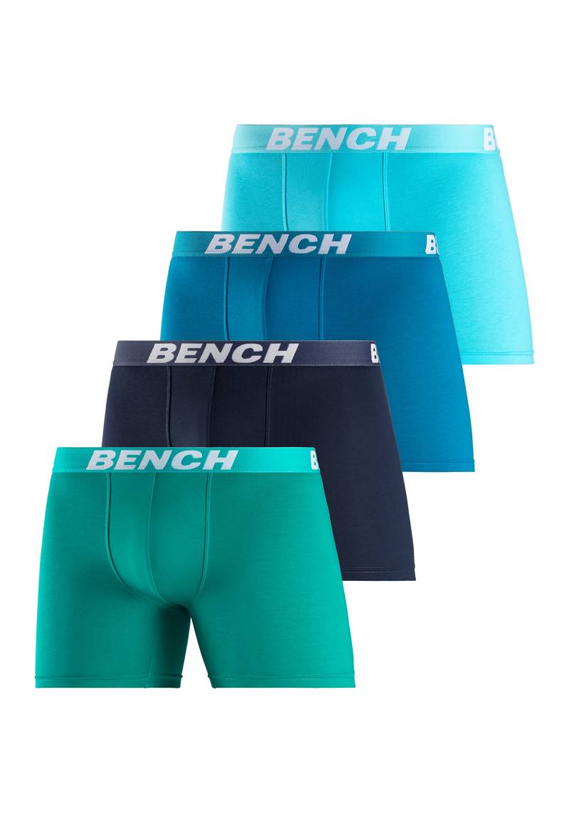 Bench. Boxer »Herren Boxershorts«, (Packung, 4 St.), mit längerer Beinform aus Baumwollmischung von Bench.