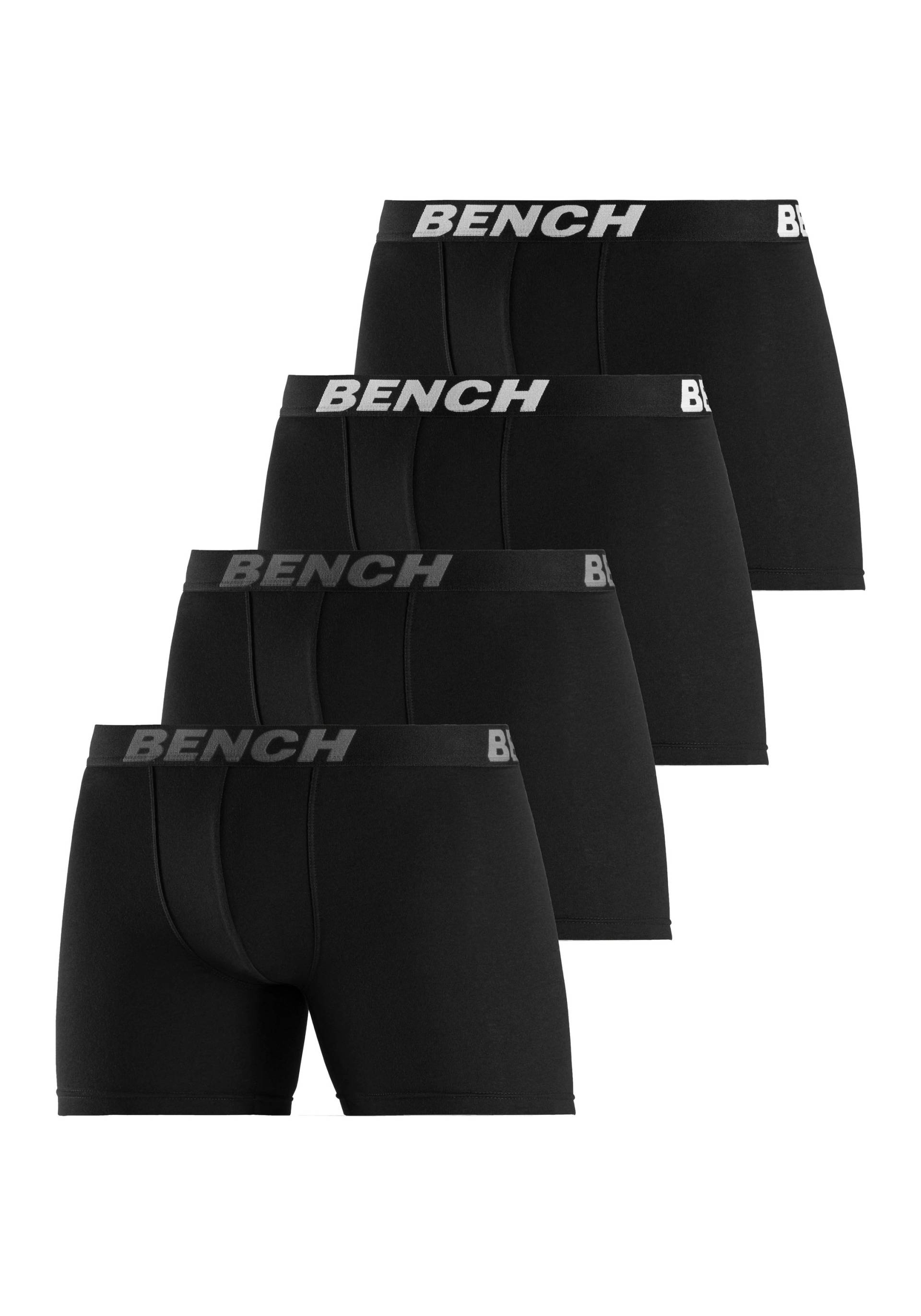 Bench. Boxer »Boxershorts für Herren«, (Packung, 4 St.), mit längerer Beinform aus Baumwollmischung von Bench.