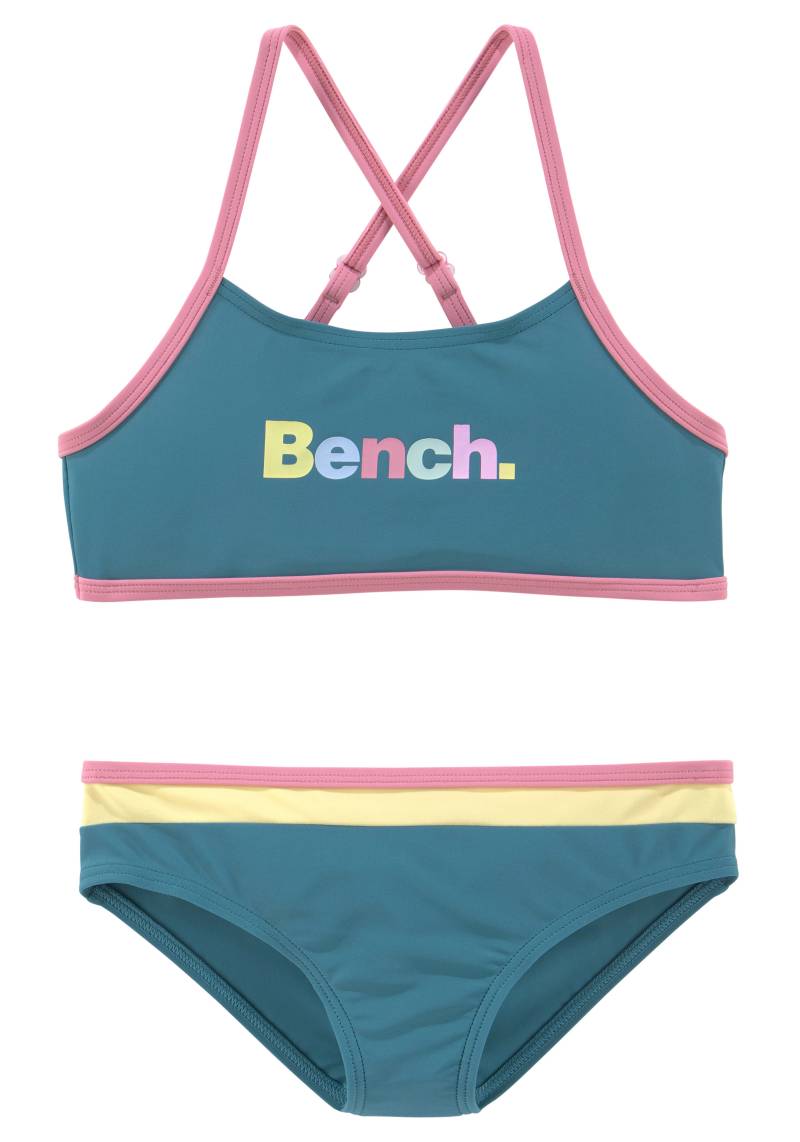 Bench. Bustier-Bikini, mit bunten Details von Bench.