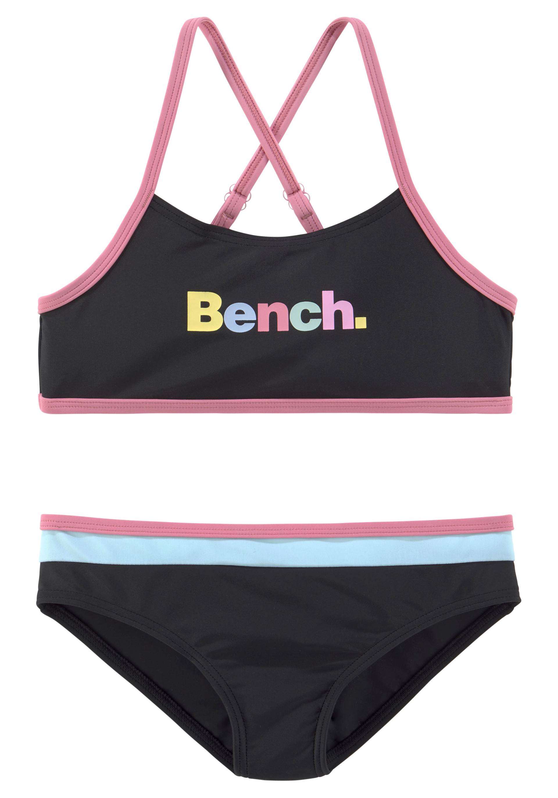 Bench. Bustier-Bikini, mit bunten Details von Bench.