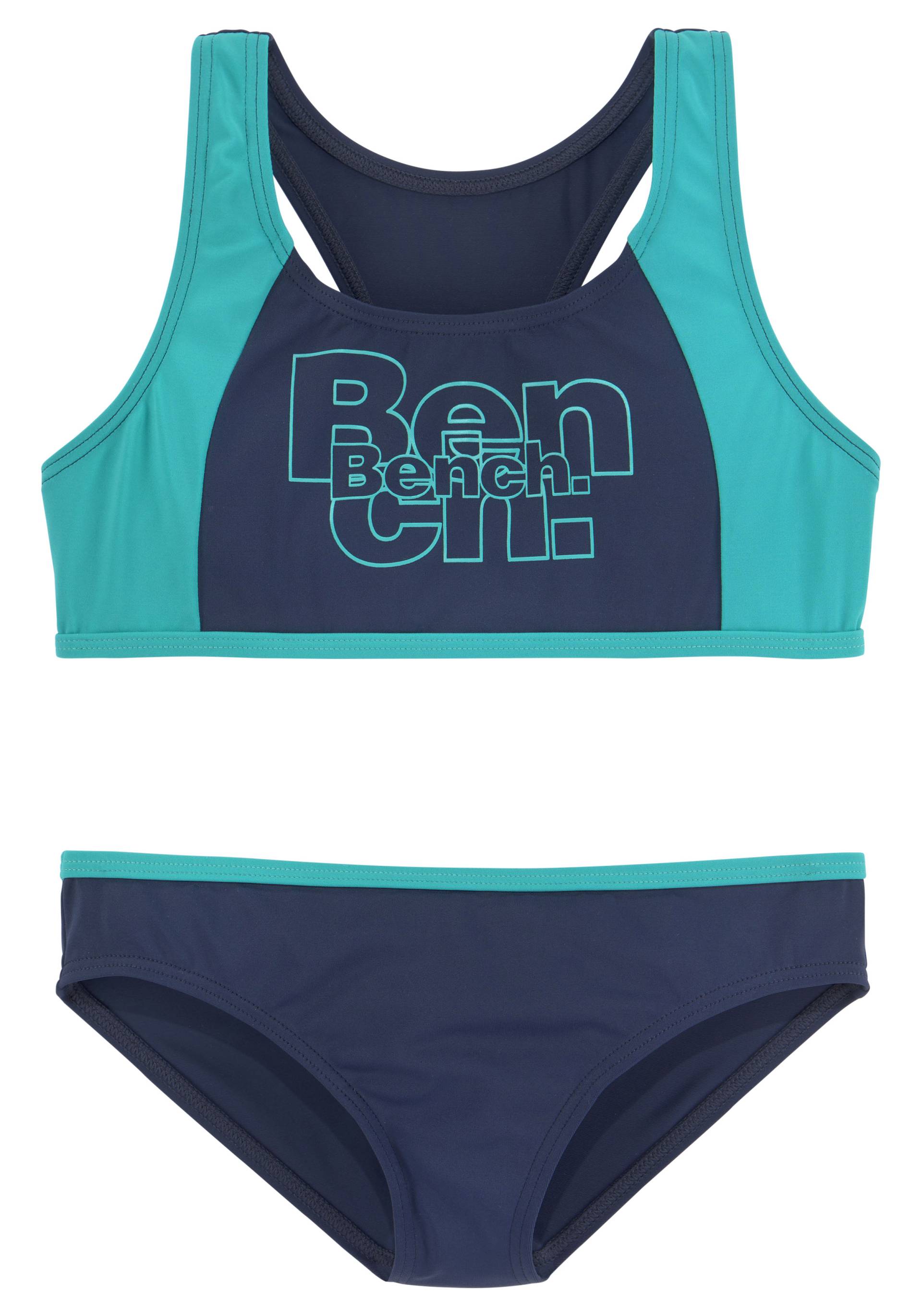 Bench. Bustier-Bikini, mit kontrastfarbigen Einsätzen Bench. Bustier-Bikini, mit kontrastfarbigen Einsätzen von Bench.