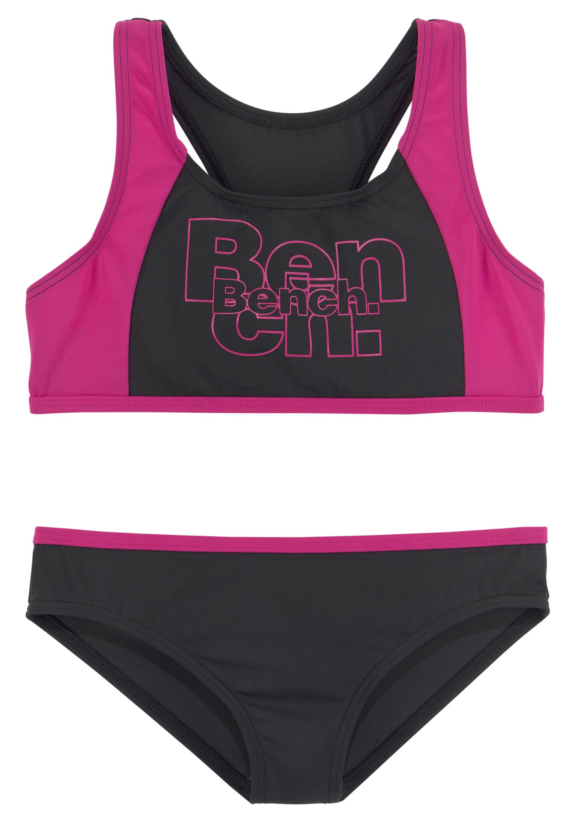 Bench. Bustier-Bikini, mit kontrastfarbigen Einsätzen Bench. Bustier-Bikini, mit kontrastfarbigen Einsätzen von Bench.