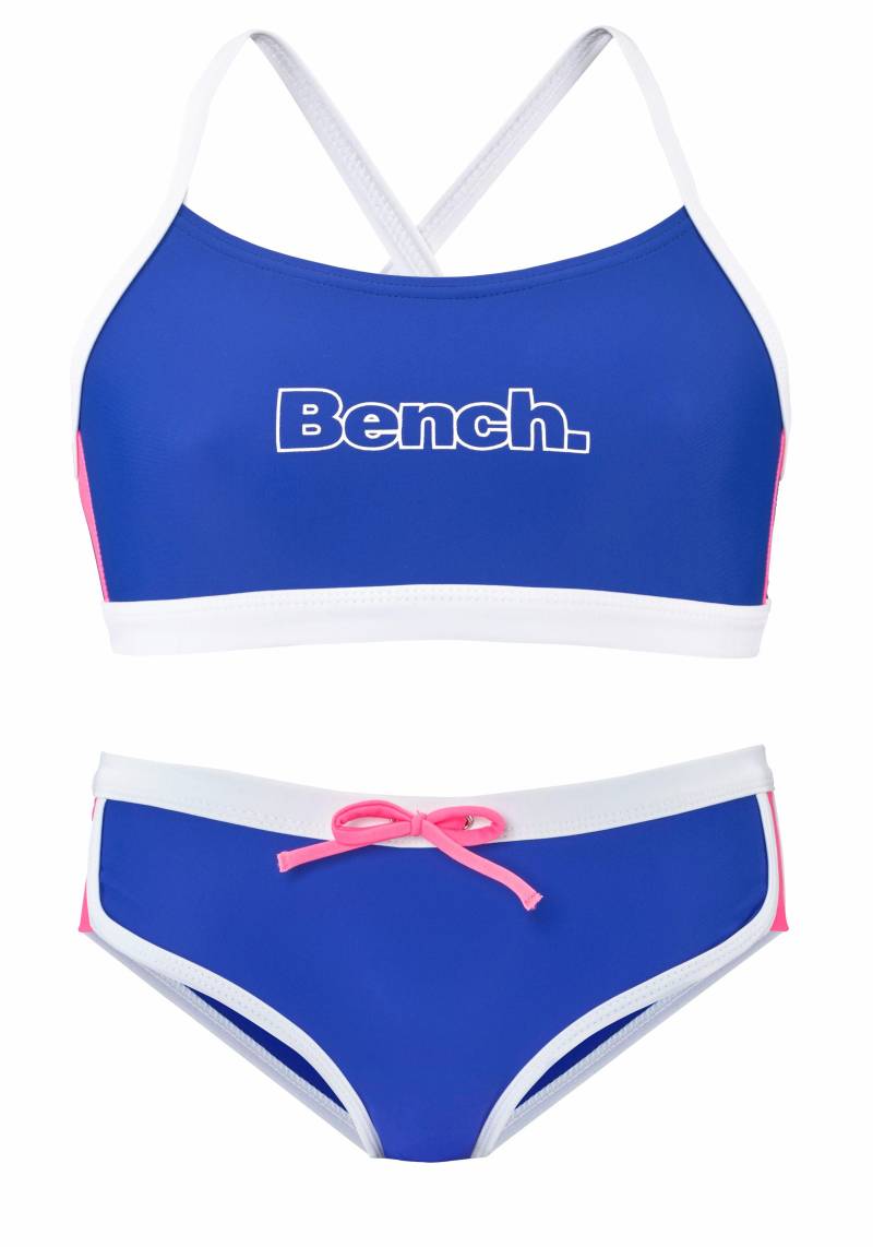 Bench. Bustier-Bikini, mit Kontrastdetails von Bench.