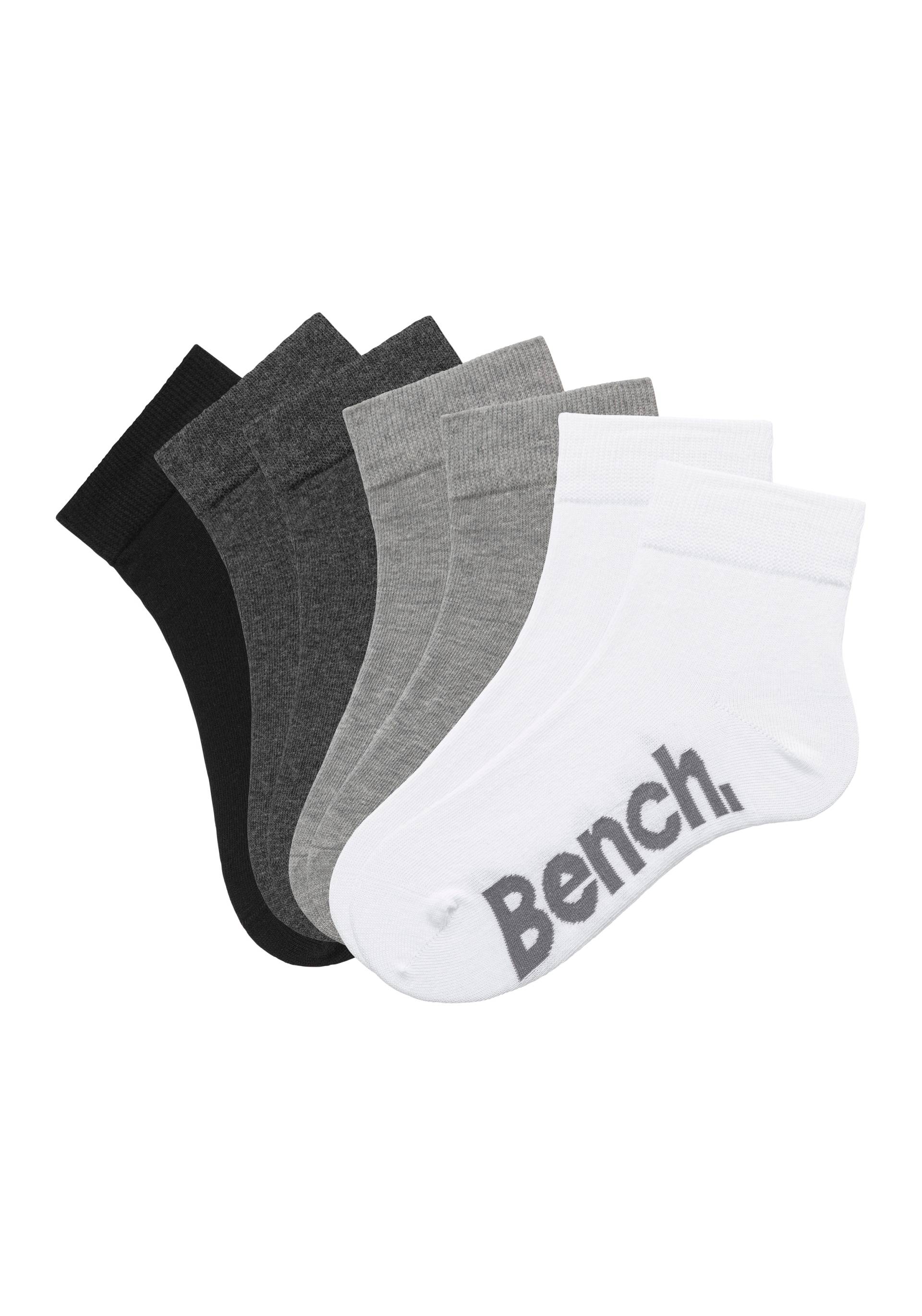 Bench. Kurzsocken, (Federtasche, 7 Paar), in ansprechendem Mäppchen mit Reissverschluss von Bench.